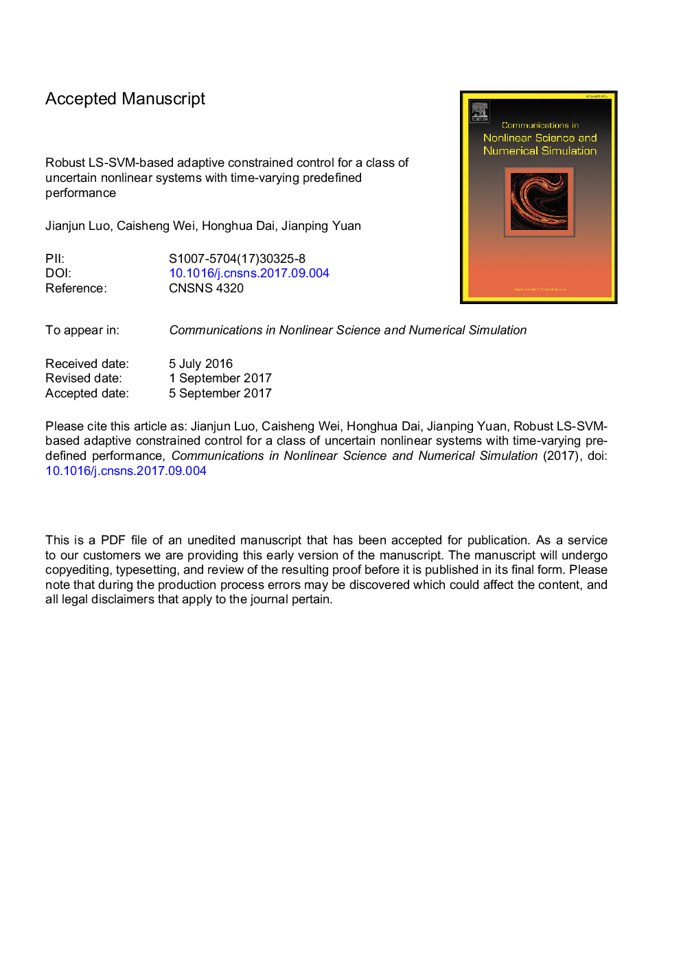 Robust LS-SVM-based adaptive constrained control for a class of uncertain nonlinear systems with time-varying predefined performance