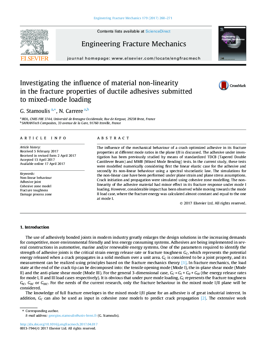 Investigating the influence of material non-linearity in the fracture properties of ductile adhesives submitted to mixed-mode loading