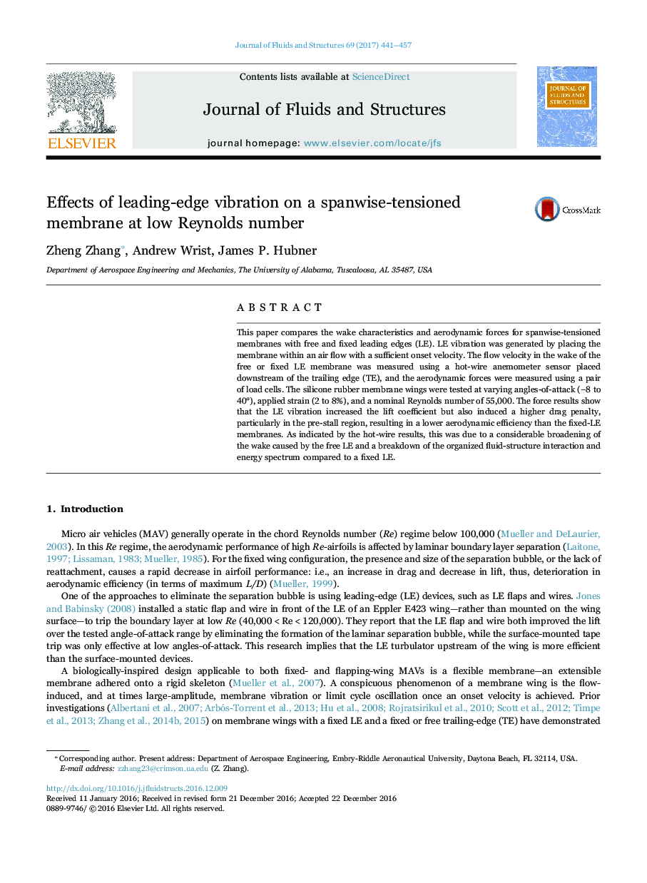 Effects of leading-edge vibration on a spanwise-tensioned membrane at low Reynolds number