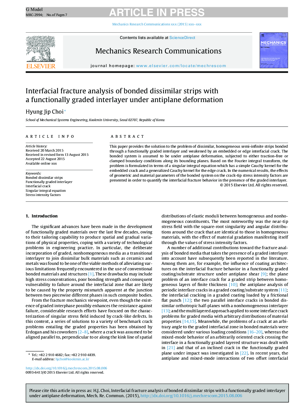 Interfacial fracture analysis of bonded dissimilar strips with a functionally graded interlayer under antiplane deformation