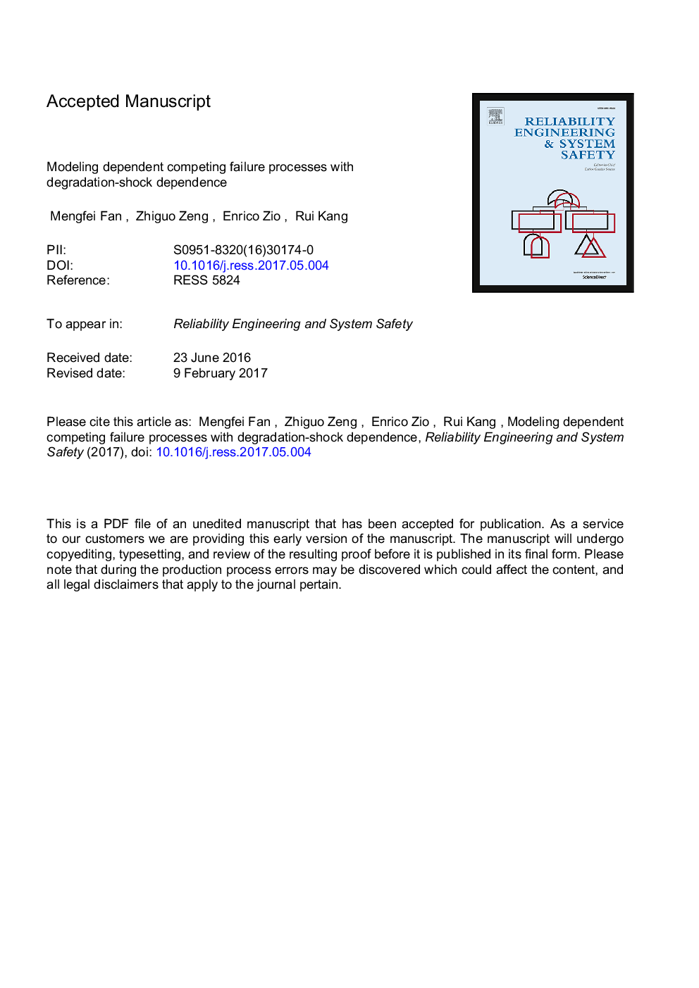 Modeling dependent competing failure processes with degradation-shock dependence