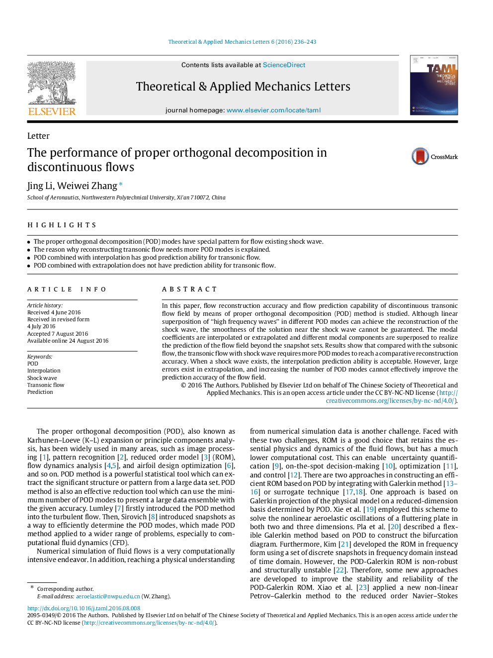 The performance of proper orthogonal decomposition in discontinuous flows