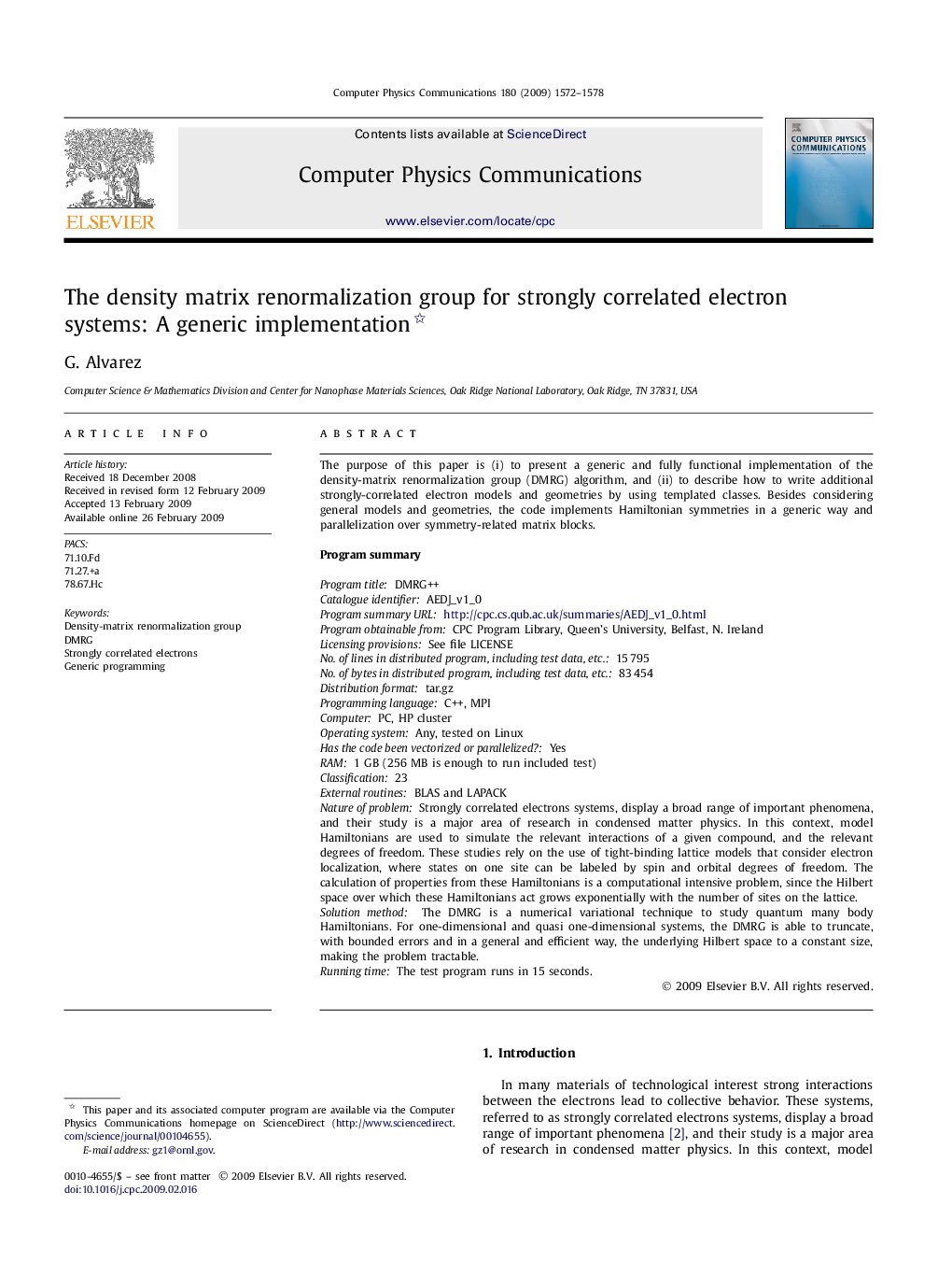 The density matrix renormalization group for strongly correlated electron systems: A generic implementation 