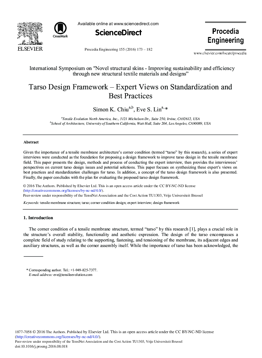 Tarso Design Framework - Expert Views on Standardization and Best Practices