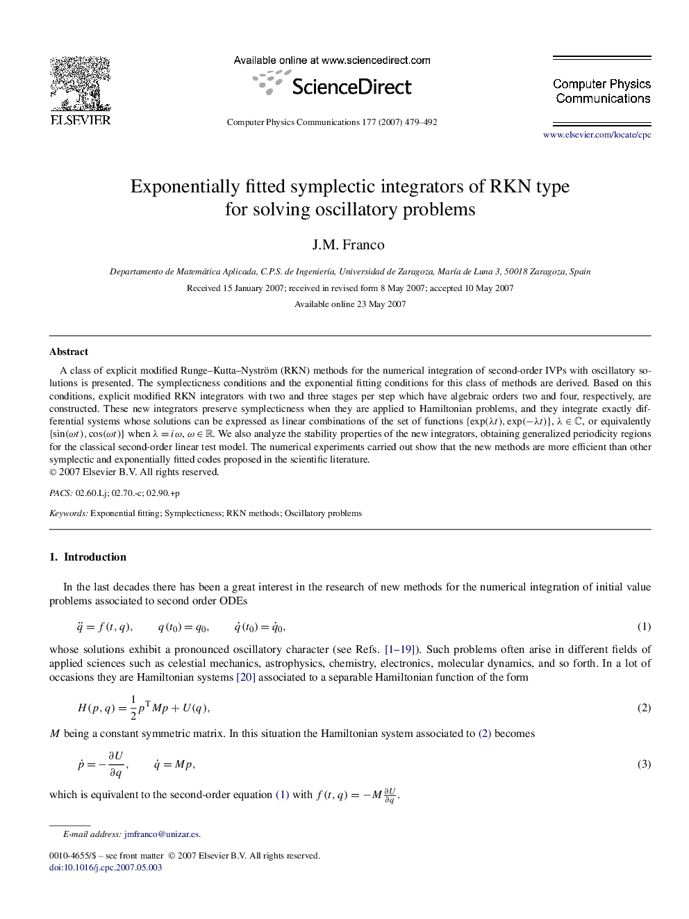 Exponentially fitted symplectic integrators of RKN type for solving oscillatory problems