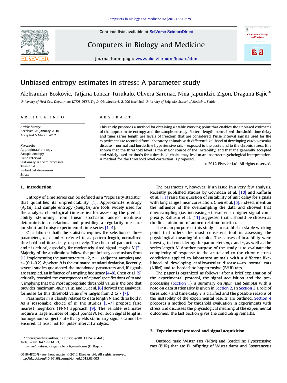 Unbiased entropy estimates in stress: A parameter study