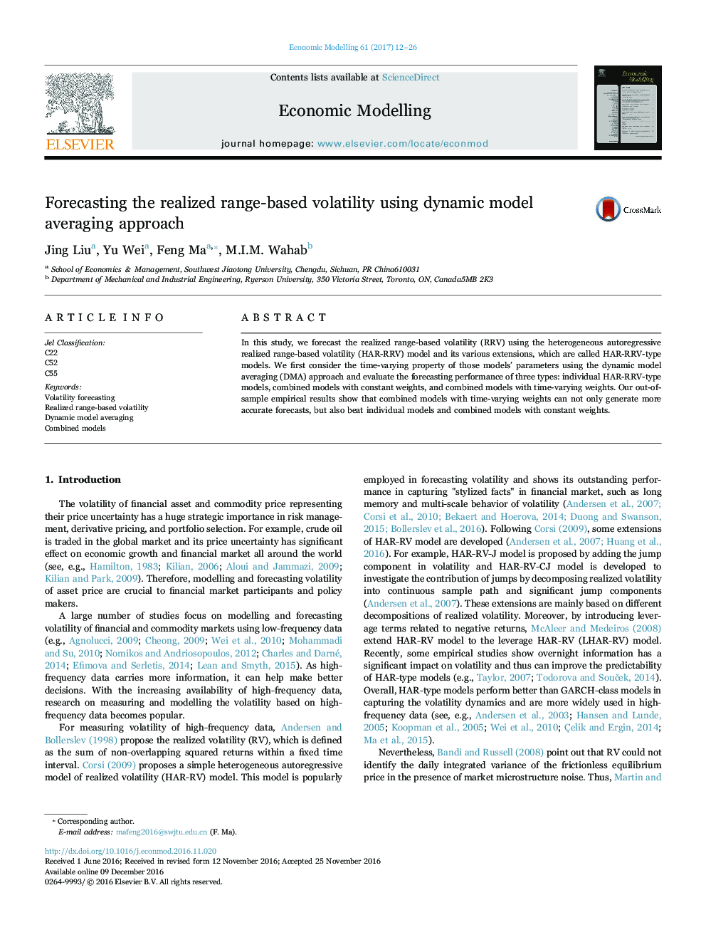 Forecasting the realized range-based volatility using dynamic model averaging approach