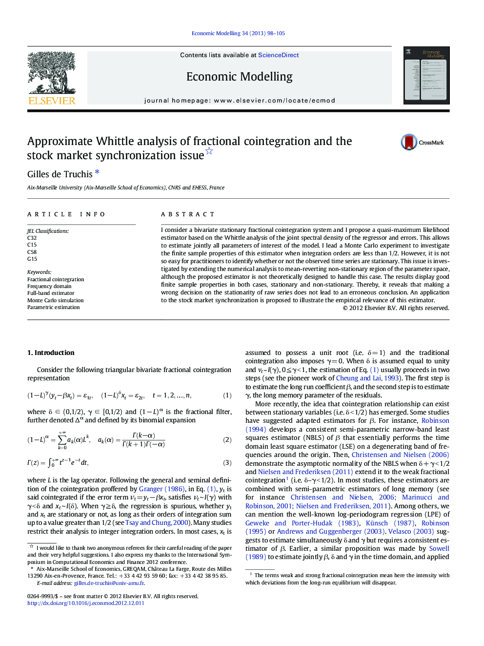 Approximate Whittle analysis of fractional cointegration and the stock market synchronization issue