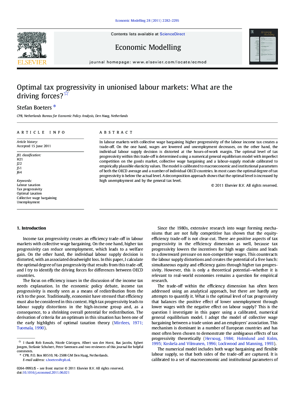 Optimal tax progressivity in unionised labour markets: What are the driving forces?