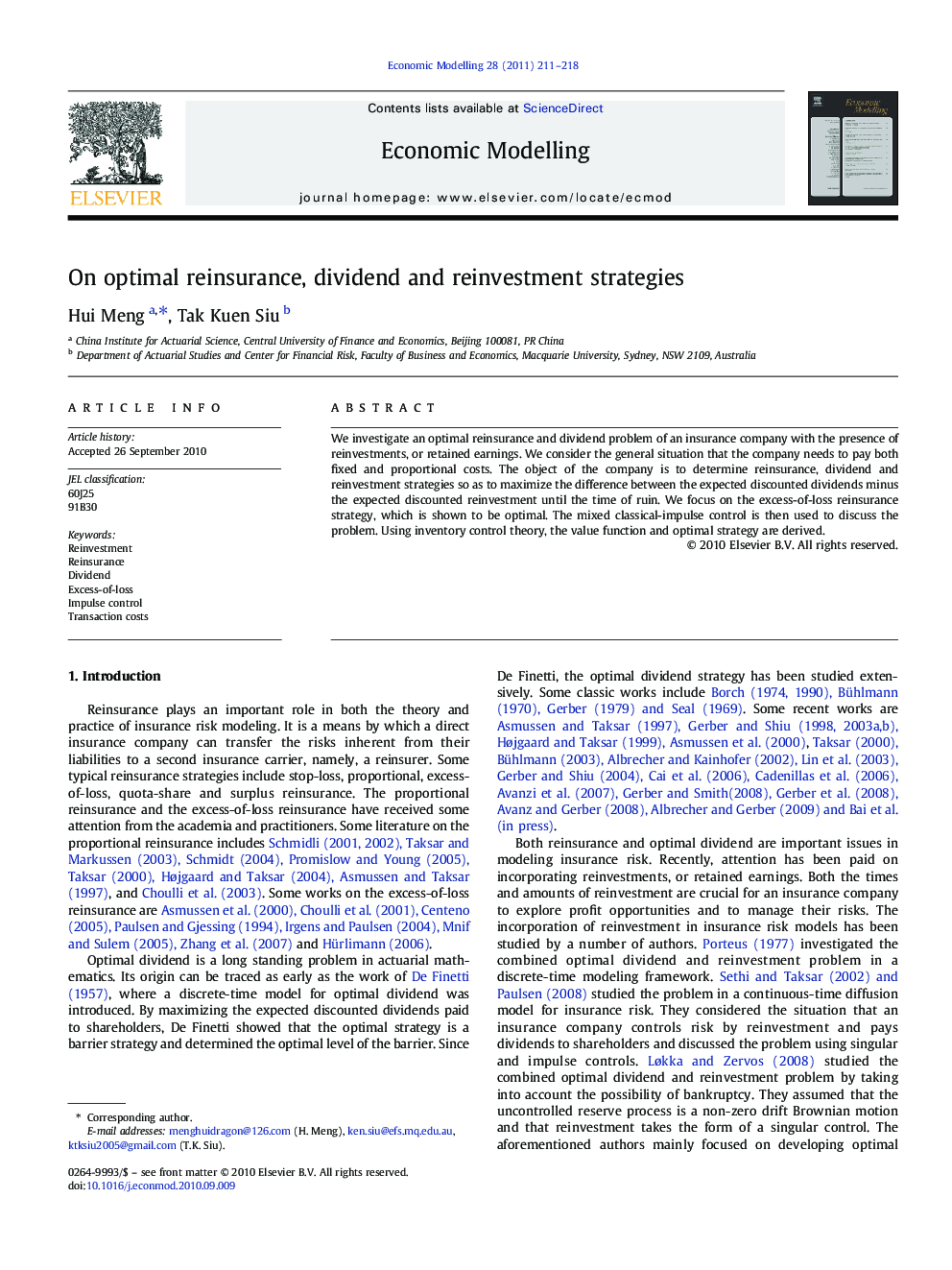 On optimal reinsurance, dividend and reinvestment strategies