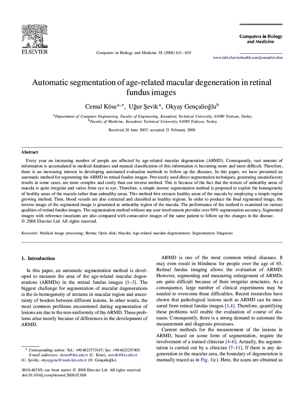 Automatic segmentation of age-related macular degeneration in retinal fundus images