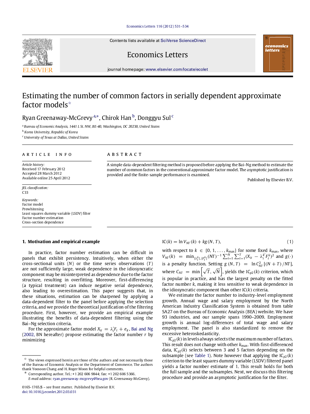 Estimating the number of common factors in serially dependent approximate factor models