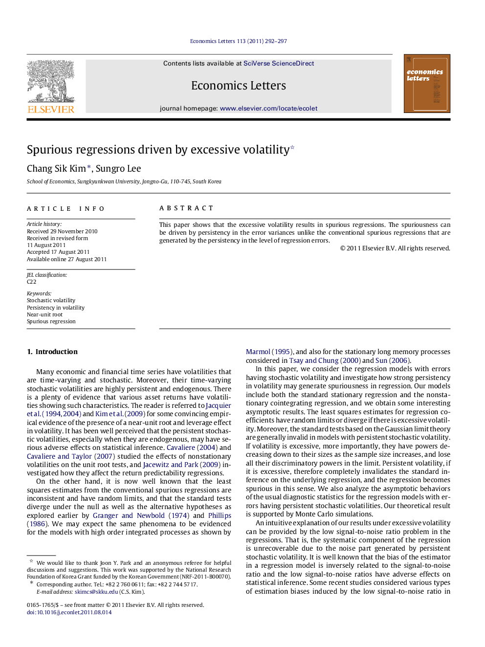 Spurious regressions driven by excessive volatility