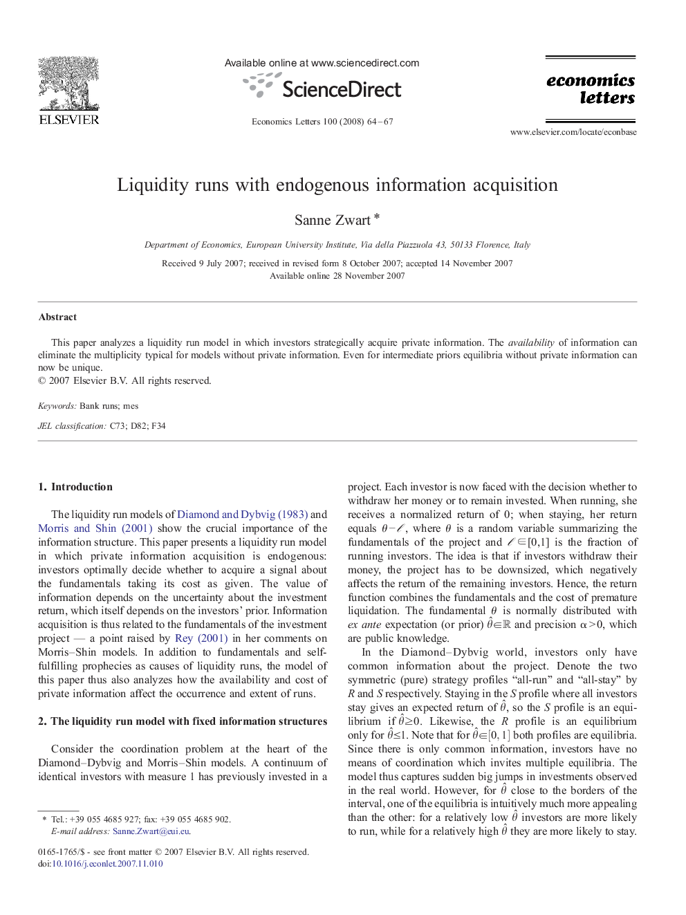 Liquidity runs with endogenous information acquisition