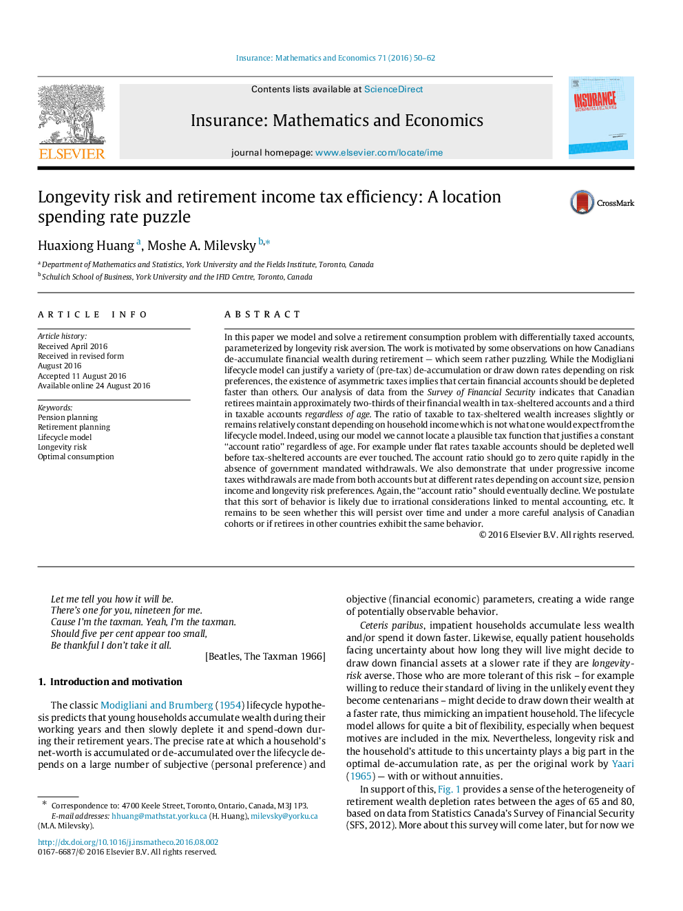 Longevity risk and retirement income tax efficiency: A location spending rate puzzle