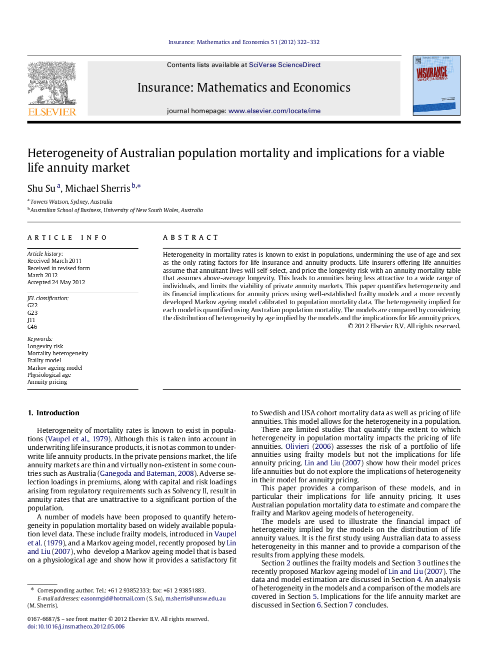 Heterogeneity of Australian population mortality and implications for a viable life annuity market