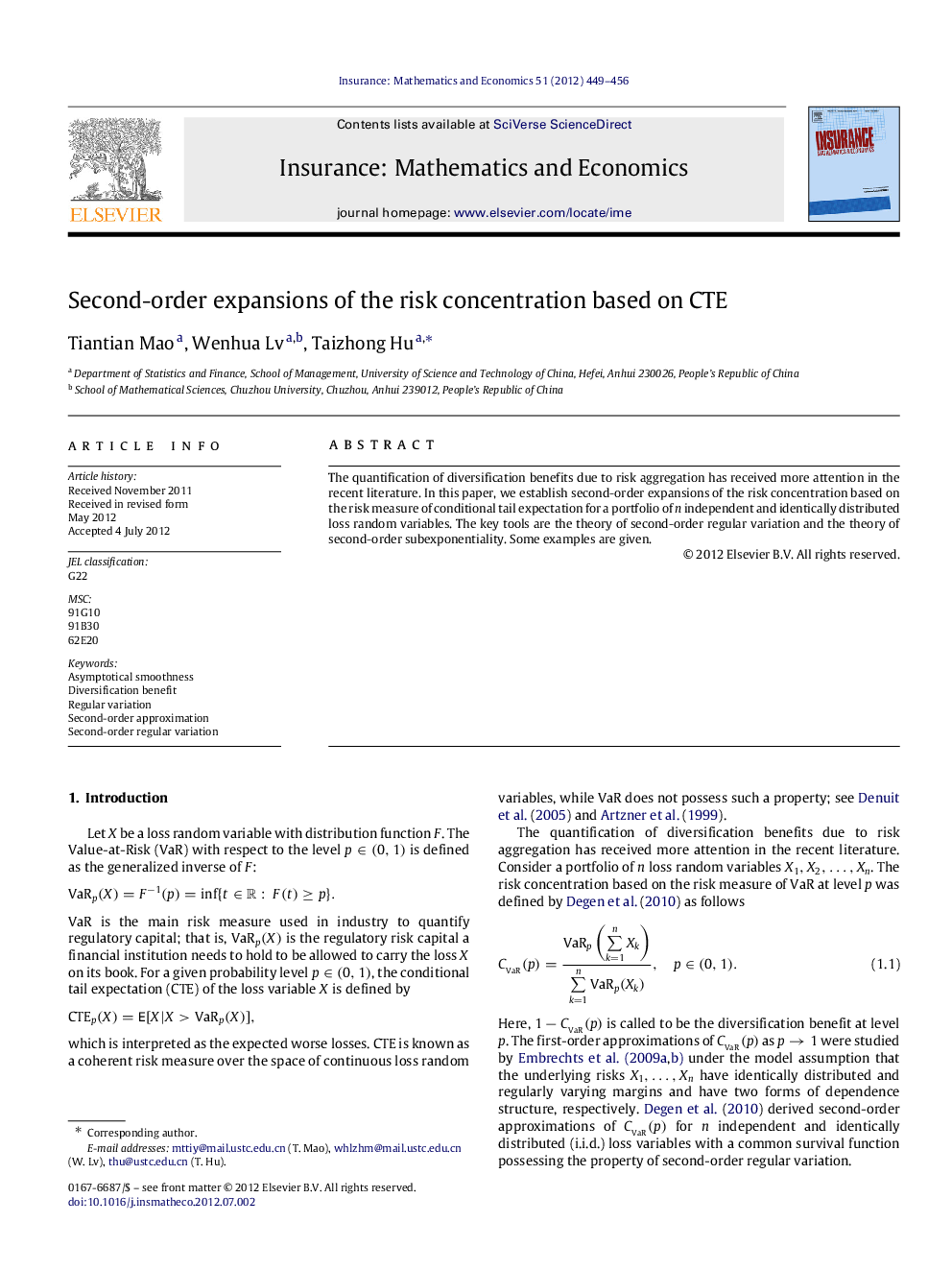 Second-order expansions of the risk concentration based on CTE