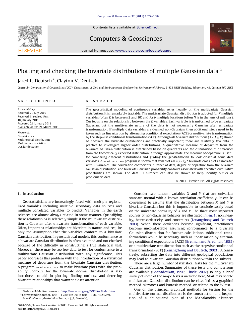 Plotting and checking the bivariate distributions of multiple Gaussian data 