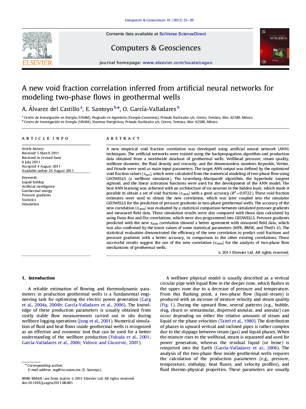 Α new void fraction correlation inferred from artificial neural networks for modeling two-phase flows in geothermal wells