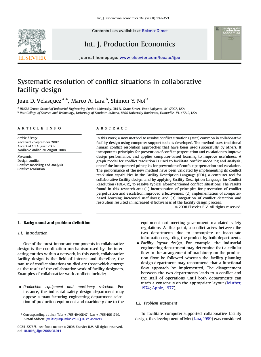 Systematic resolution of conflict situations in collaborative facility design