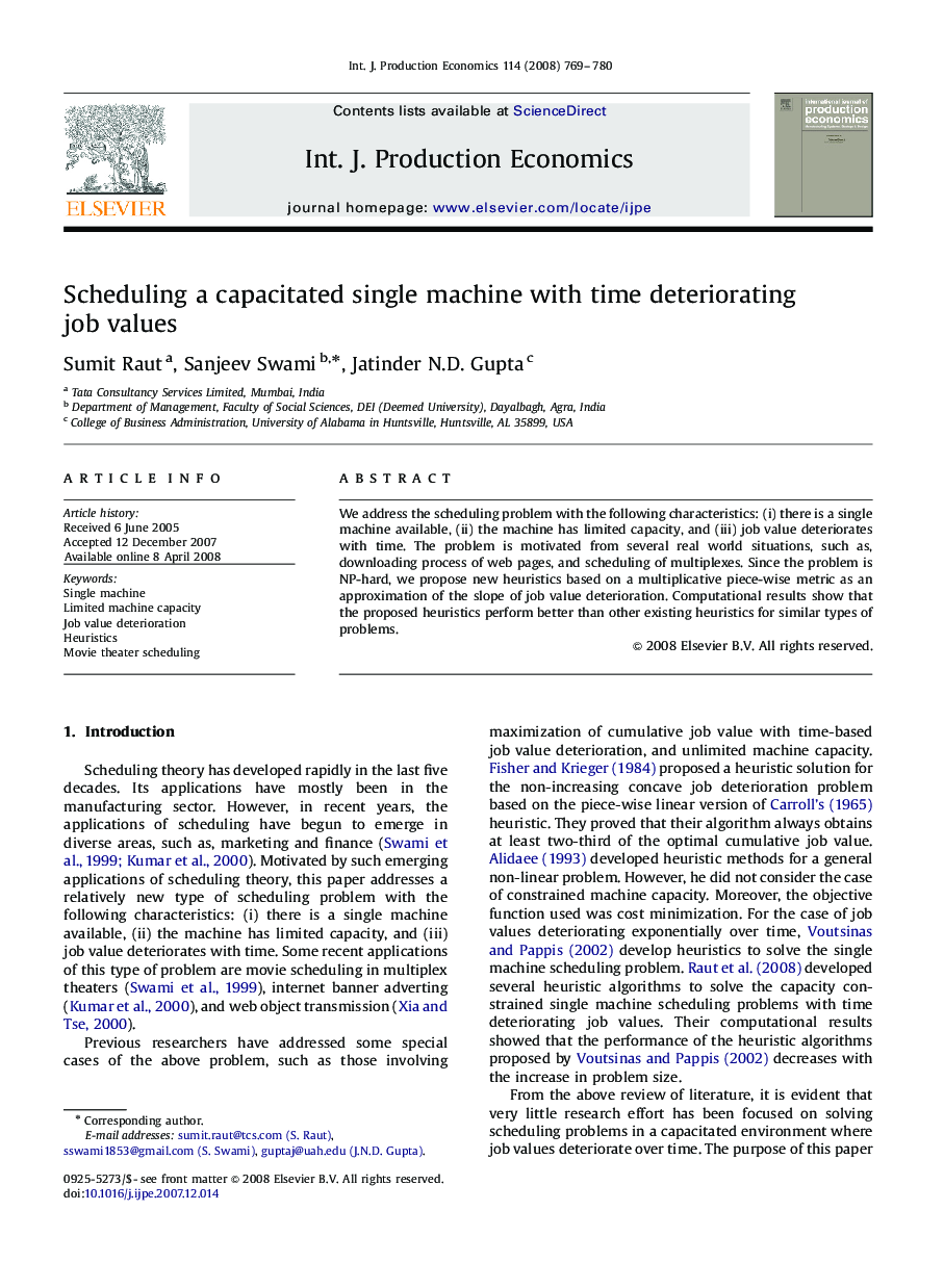 Scheduling a capacitated single machine with time deteriorating job values