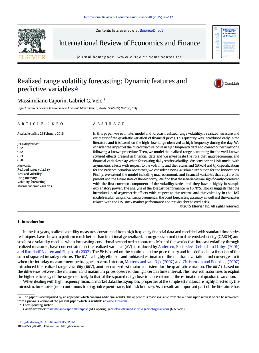 Realized range volatility forecasting: Dynamic features and predictive variables