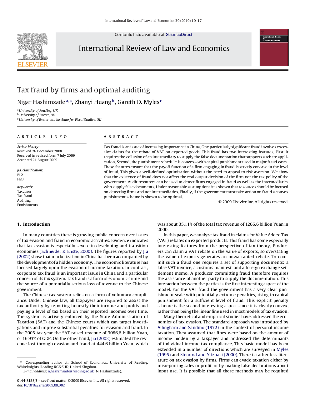 Tax fraud by firms and optimal auditing