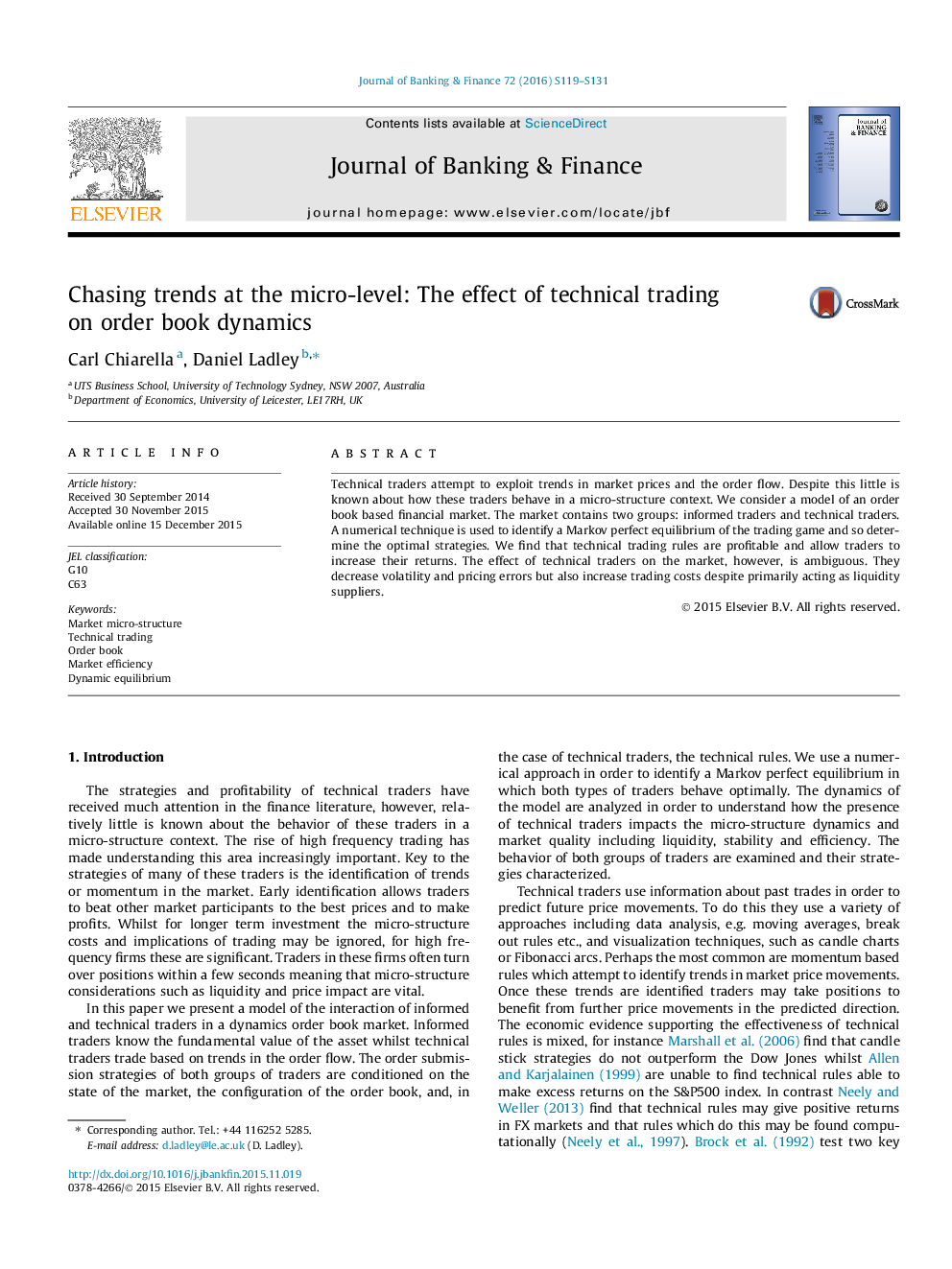 Chasing trends at the micro-level: The effect of technical trading on order book dynamics