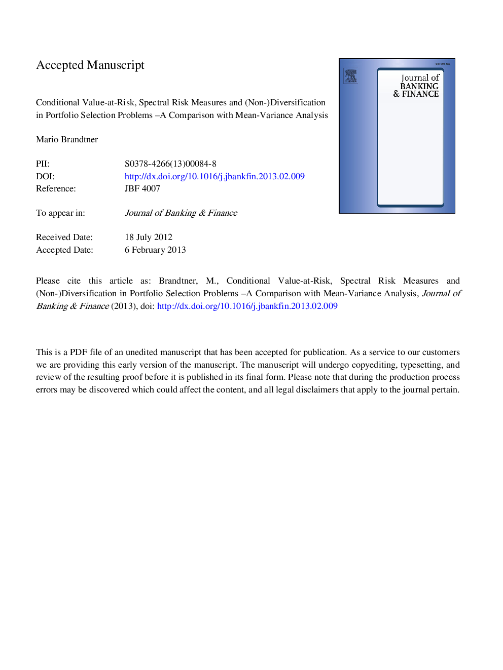 Conditional Value-at-Risk, spectral risk measures and (non-)diversification in portfolio selection problems - A comparison with mean-variance analysis