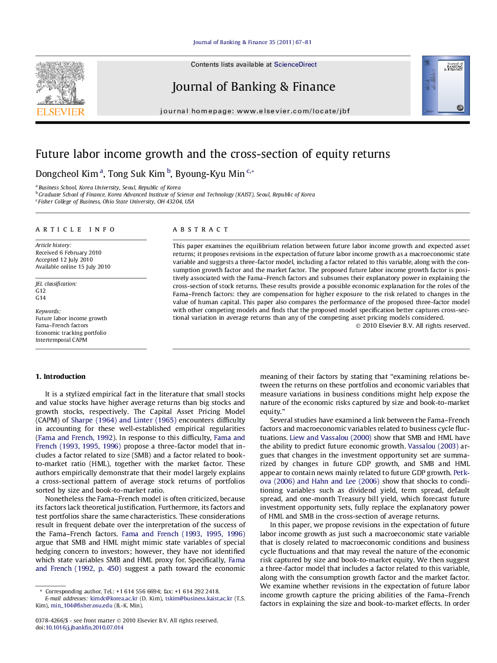 Future labor income growth and the cross-section of equity returns