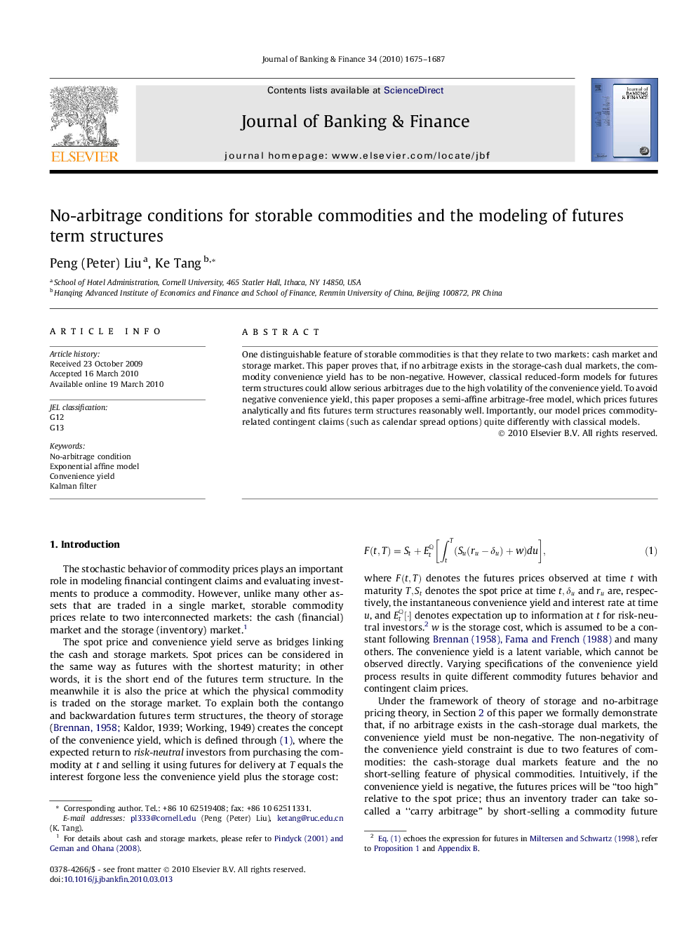 No-arbitrage conditions for storable commodities and the modeling of futures term structures