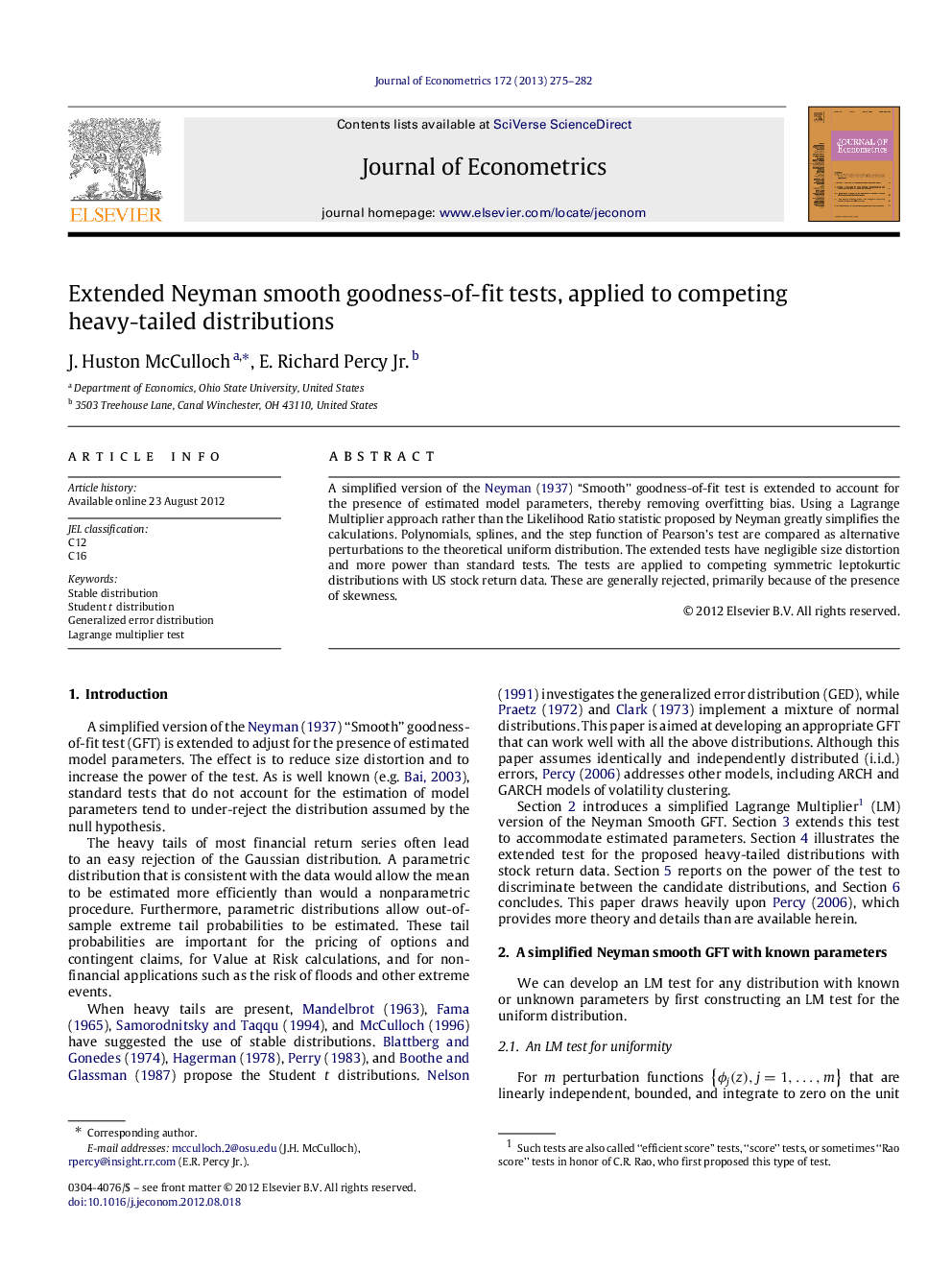 Extended Neyman smooth goodness-of-fit tests, applied to competing heavy-tailed distributions