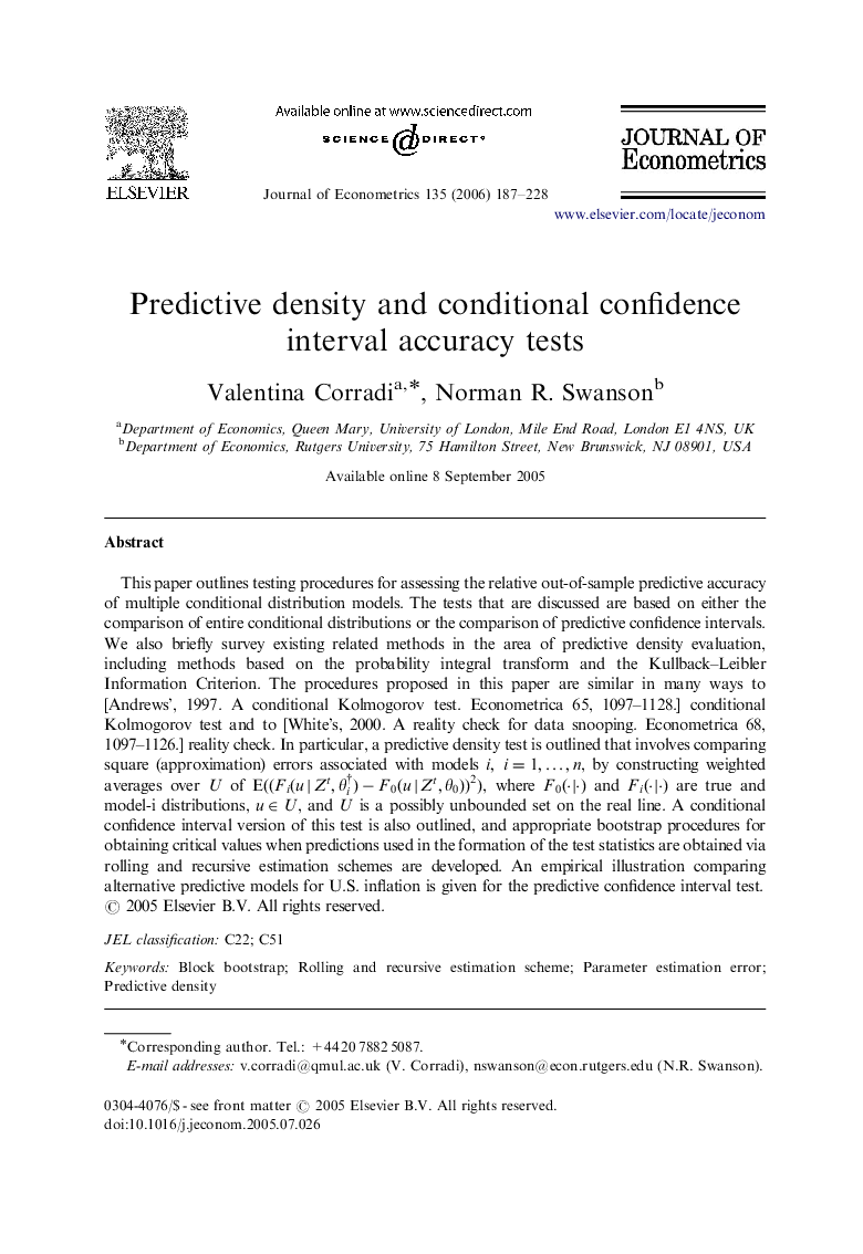 Predictive density and conditional confidence interval accuracy tests