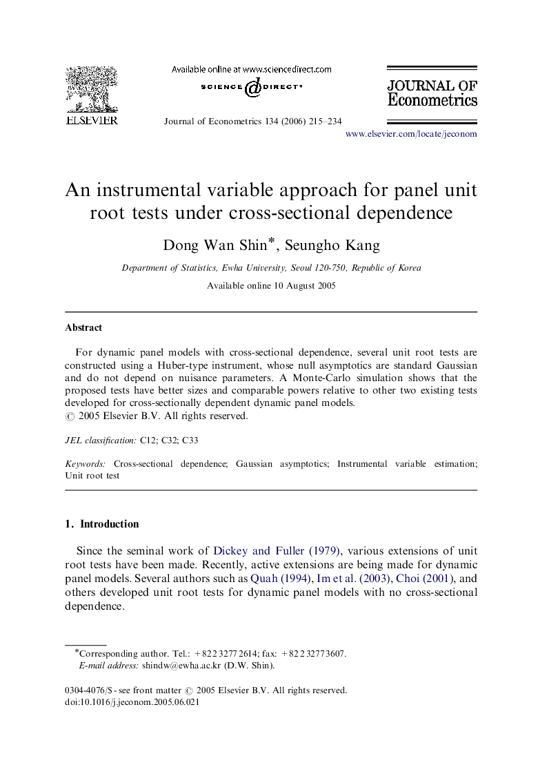 An instrumental variable approach for panel unit root tests under cross-sectional dependence