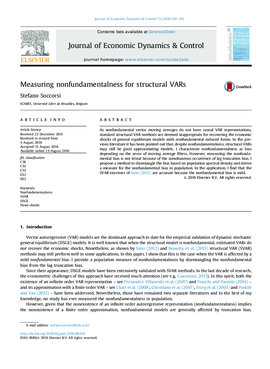 Measuring nonfundamentalness for structural VARs