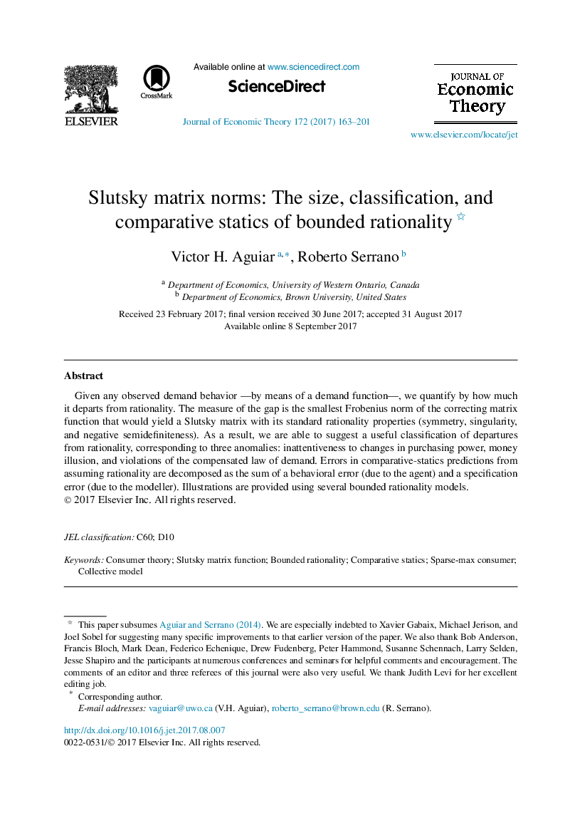 Slutsky matrix norms: The size, classification, and comparative statics of bounded rationality