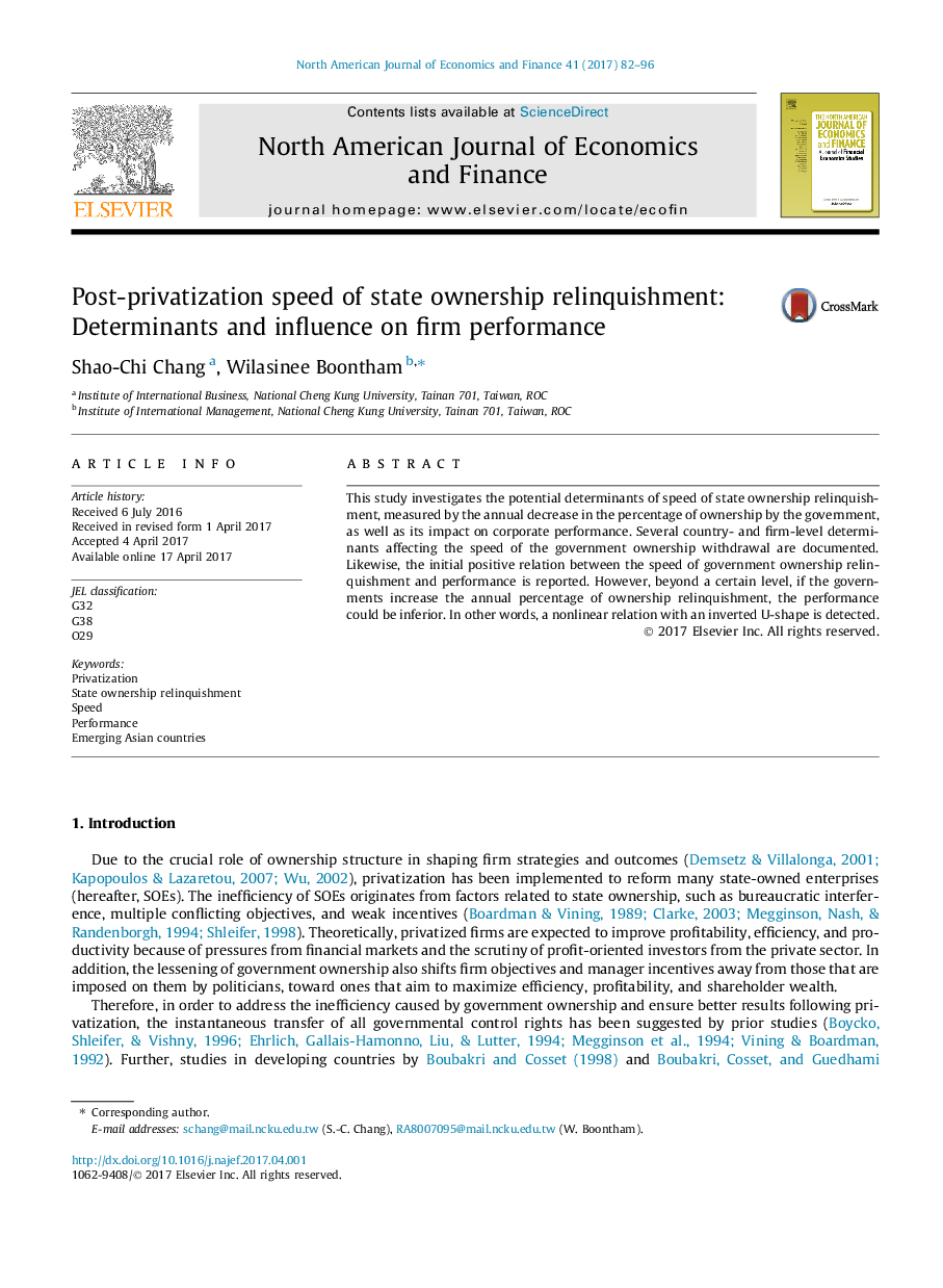 Post-privatization speed of state ownership relinquishment: Determinants and influence on firm performance