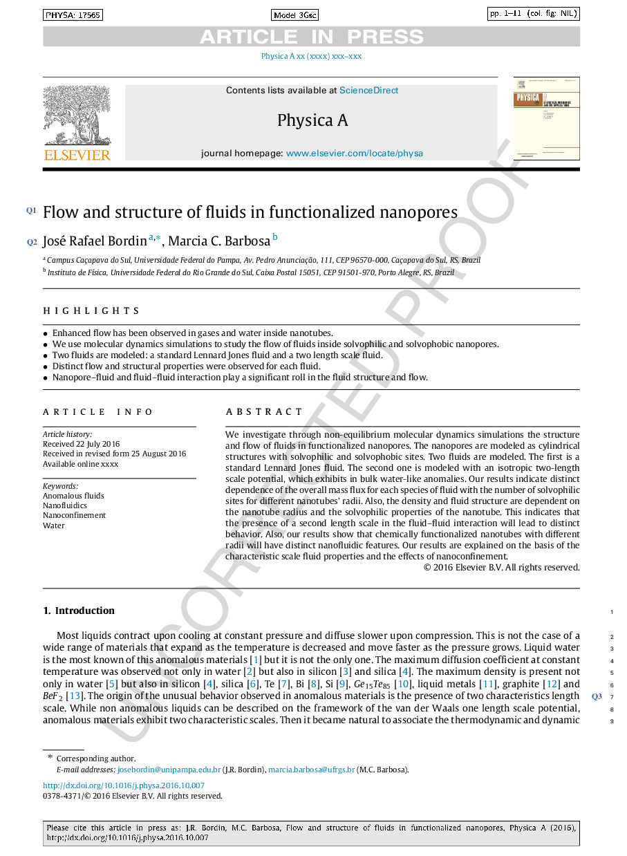 Flow and structure of fluids in functionalized nanopores