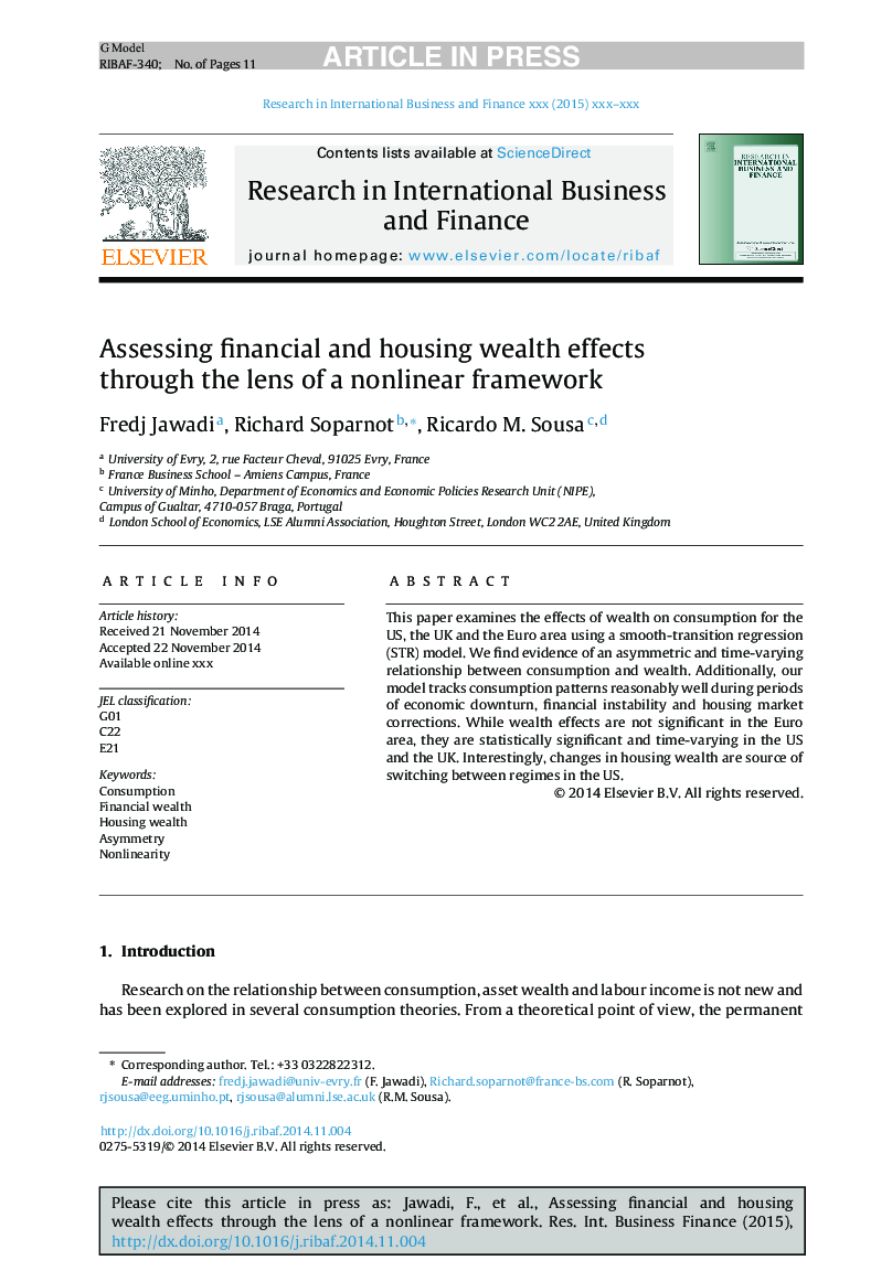 Assessing financial and housing wealth effects through the lens of a nonlinear framework