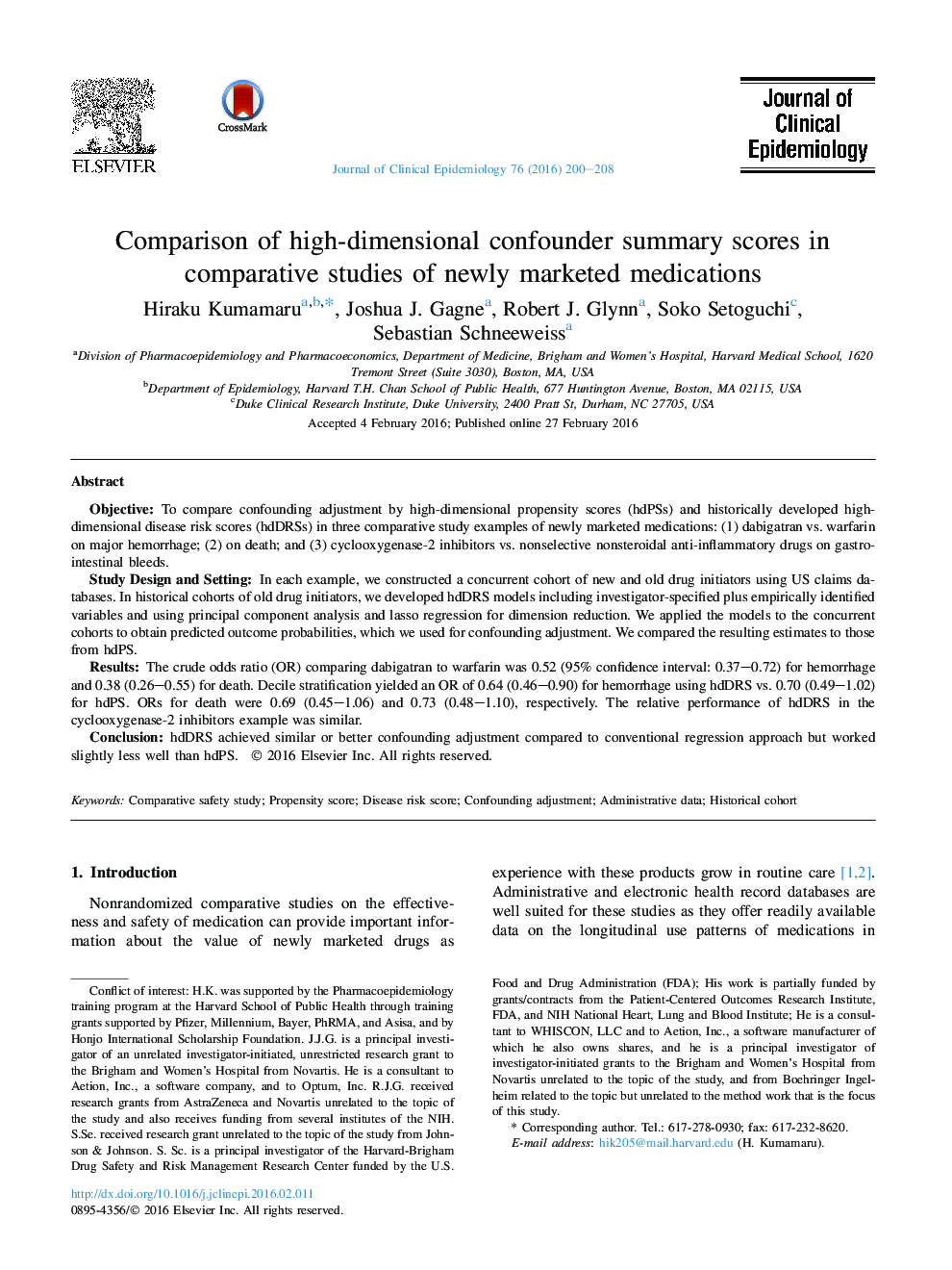 Comparison of high-dimensional confounder summary scores in comparative studies of newly marketed medications