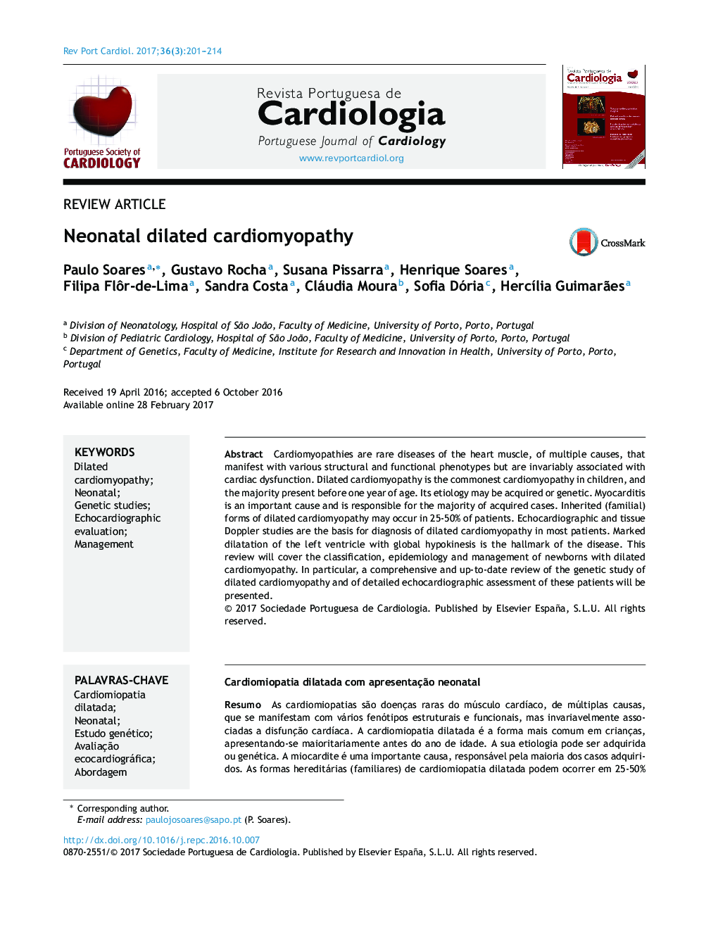 Neonatal dilated cardiomyopathy