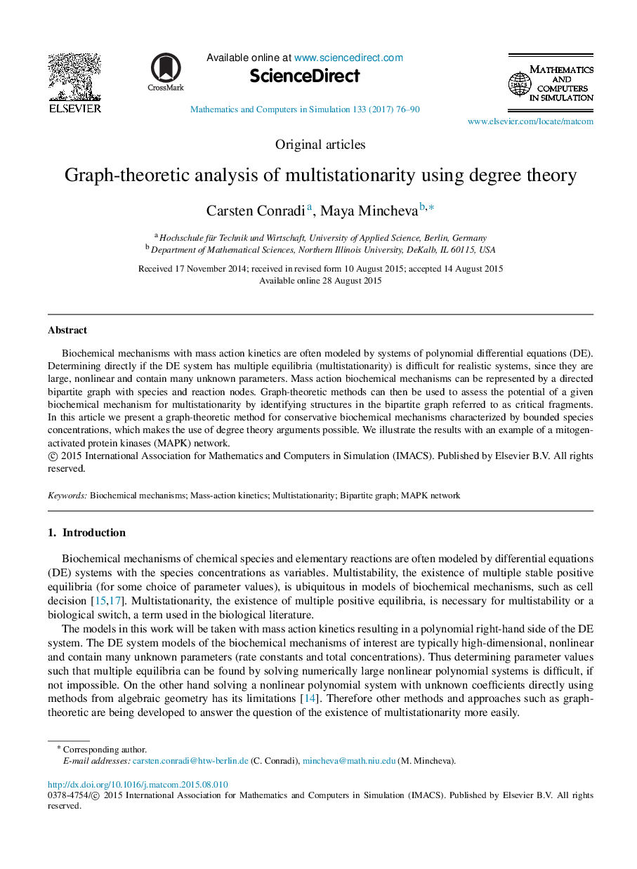 Graph-theoretic analysis of multistationarity using degree theory