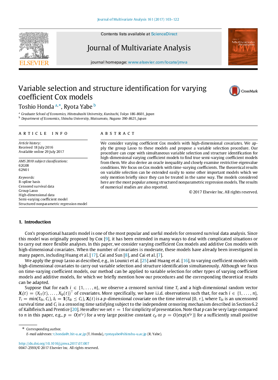 Variable selection and structure identification for varying coefficient Cox models