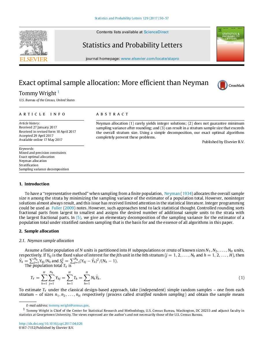 Exact optimal sample allocation: More efficient than Neyman