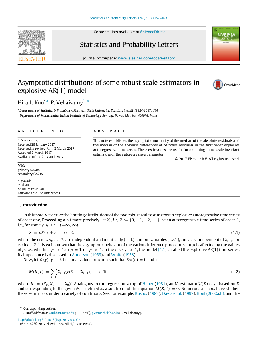 Asymptotic distributions of some robust scale estimators in explosive AR(1) model