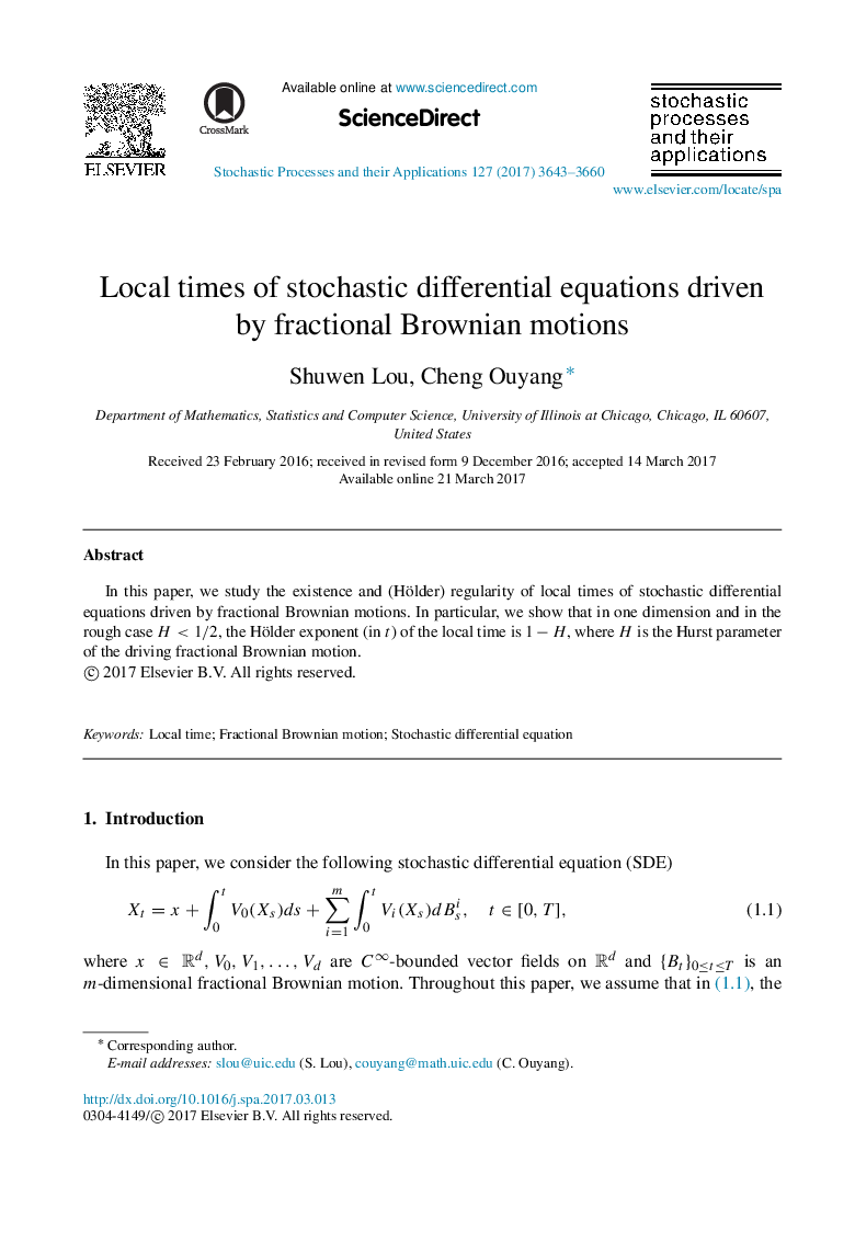 Local times of stochastic differential equations driven by fractional Brownian motions