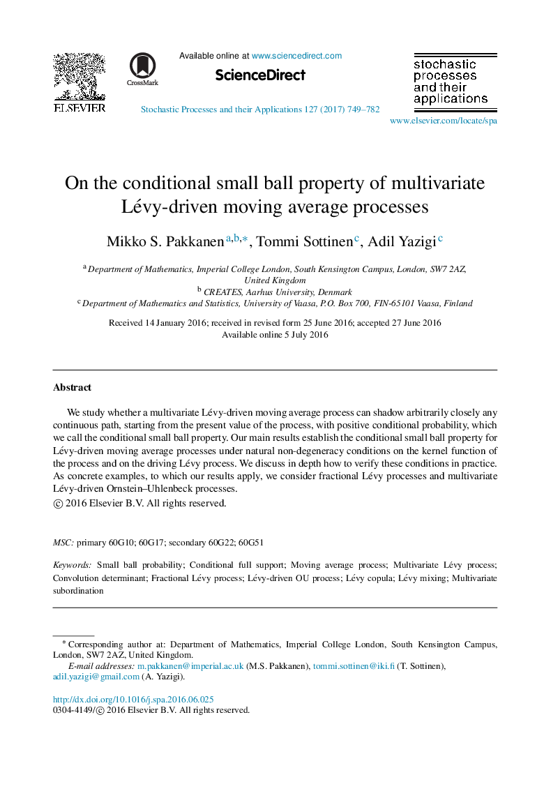 On the conditional small ball property of multivariate Lévy-driven moving average processes