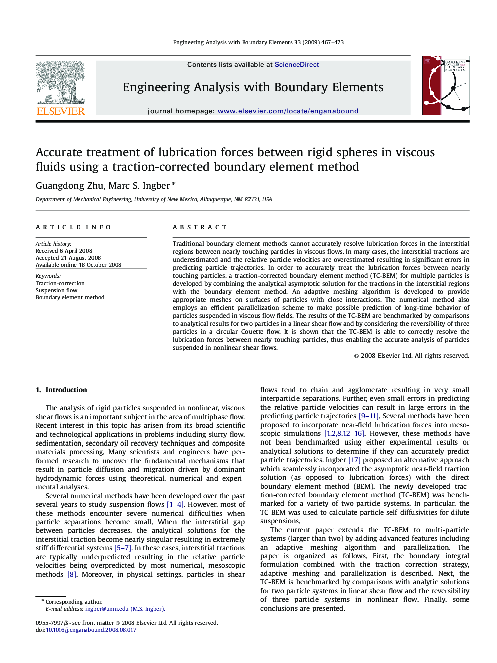 Accurate treatment of lubrication forces between rigid spheres in viscous fluids using a traction-corrected boundary element method