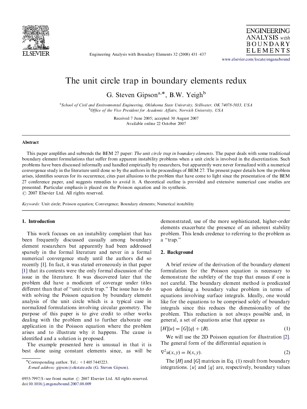 The unit circle trap in boundary elements redux