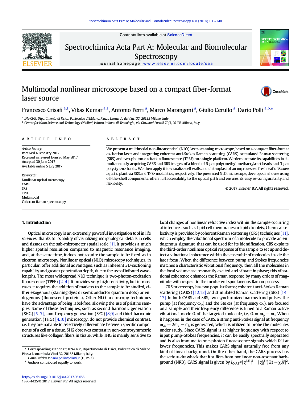 Multimodal nonlinear microscope based on a compact fiber-format laser source